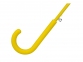 Зонт-трость «Color», желтый, купол-эпонж 190T с водоотталкивающей пропиткой; каркас- сталь; спицы- фибергласс; ручка- пластик с покрытием soft-touch - 5