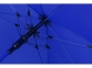 Зонт-трость «Color», темно-синий, купол-эпонж 190T с водоотталкивающей пропиткой; каркас- сталь; спицы- фибергласс; ручка- пластик с покрытием soft-touch - 3