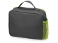 Изотермическая сумка-холодильник «Breeze» для ланч-бокса, серый/зеленое яблоко, 600D полиэстер, PEVA - 2