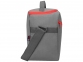 Изотермическая сумка-холодильник «Classic», серый/красный, 600D полиэстер, PEVA - 5