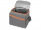 Изотермическая сумка-холодильник «Classic», серый/оранжевый, 600D полиэстер, PEVA - 1