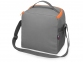 Изотермическая сумка-холодильник «Classic», серый/оранжевый, 600D полиэстер, PEVA - 2