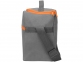 Изотермическая сумка-холодильник «Classic», серый/оранжевый, 600D полиэстер, PEVA - 4