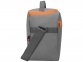 Изотермическая сумка-холодильник «Classic», серый/оранжевый, 600D полиэстер, PEVA - 5
