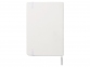 Блокнот А5 «Vision», белый, картон с покрытием из полиуретана, имитирующего кожу - 3