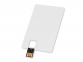 USB 2.0-флешка на 16 Гб «Card» в виде пластиковой карты , белый - 1