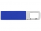USB-флешка на 16 Гб «Hook» с карабином, синий/серебристый - 1