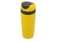 Подарочный набор Cozy с пледом и термокружкой, желтый/темно-серый/черный, плед - флис из 100% полиэстера, термокружка - пластик - 2