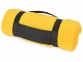 Подарочный набор Cozy с пледом и термокружкой, желтый/темно-серый/черный, плед - флис из 100% полиэстера, термокружка - пластик - 3