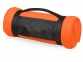 Подарочный набор Cozy с пледом и термокружкой, оранжевый/темно-серый/черный, плед - флис из 100% полиэстера, термокружка - пластик - 3