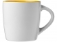 Керамическая чашка «Aztec», белый/желтый, керамика - 1