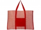 Пляжная складная сумка-коврик «Bonbini», красный, полипропилен - 1