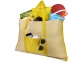 Пляжная складная сумка-коврик «Bonbini», желтый, полипропилен - 4