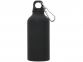 Бутылка «Oregon» с карабином, матовая, черный, алюминий без БФА - 1