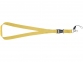 Шнурок «Sagan» с отстегивающейся пряжкой и держателем для телефона, желтый, полиэстер - 3