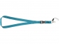 Шнурок «Sagan» с отстегивающейся пряжкой и держателем для телефона, голубой, полиэстер - 3