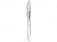 Ручка пластиковая шариковая «Nash» перламутровая, белый/серебристый, АБС пластик - 1