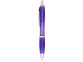 Ручка пластиковая шариковая «Nash» перламутровая, пурпурный/серебристый, АБС пластик - 1