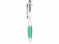 Ручка пластиковая шариковая «Nash» 4 в 1, белый/зеленый, АБС пластик - 1