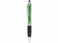 Ручка-стилус пластиковая шариковая «Nash» крапчатая, зеленый/черный/серебристый, АБС пластик - 1