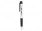 Ручка пластиковая шариковая «Spiral», серебристый/черный, пластик - 1
