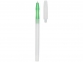 Ручка пластиковая шариковая «Rocinha», зеленый/белый полупрозрачный, пластик - 1