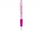 Ручка пластиковая шариковая «Trim», розовый/белый, пластик - 1