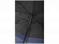 Зонт-трость выдвижной, черный/темно-синий, эпонж полиэстер - 2