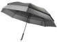 Зонт-трость выдвижной, черный, эпонж полиэстер - 7
