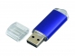 USB 2.0- флешка на 16 Гб с прозрачным колпачком, синий - 1
