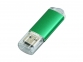 USB 2.0- флешка на 16 Гб с прозрачным колпачком, зеленый - 2