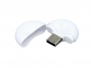 USB 2.0- флешка промо на 16 Гб круглой формы, белый - 1
