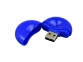 USB 2.0- флешка промо на 16 Гб круглой формы, синий - 1