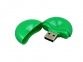 USB 2.0- флешка промо на 16 Гб круглой формы, зеленый - 1