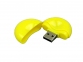 USB 2.0- флешка промо на 16 Гб круглой формы, желтый - 1