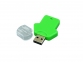 USB 2.0- флешка на 16 Гб в виде футболки, зеленый - 1