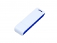 USB 2.0- флешка на 16 Гб с оригинальным двухцветным корпусом, синий/белый - 2
