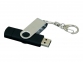 USB 2.0- флешка на 16 Гб с поворотным механизмом и дополнительным разъемом Micro USB, черный/серебристый - 2