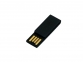 USB 2.0- флешка промо на 16 Гб в виде скрепки, черный - 2