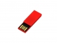 USB 2.0- флешка промо на 16 Гб в виде скрепки, красный - 2