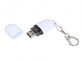 USB 2.0- флешка промо на 16 Гб каплевидной формы, белый - 1