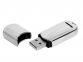 USB 2.0- флешка на 16 Гб каплевидной формы, серебристый - 1