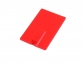 USB 2.0- флешка на 16 Гб в виде пластиковой карты, красный - 2