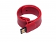 USB 2.0- флешка на 16 Гб в виде браслета, красный - 1