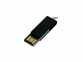 USB 2.0- флешка мини на 16 Гб с мини чипом в цветном корпусе, черный - 1