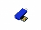 USB 2.0- флешка мини на 16 Гб с мини чипом в цветном корпусе, синий - 2