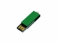 USB 2.0- флешка мини на 16 Гб с мини чипом в цветном корпусе, зеленый - 1