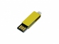 USB 2.0- флешка мини на 16 Гб с мини чипом в цветном корпусе, желтый - 1