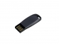 USB 2.0- флешка на 16 Гб компактная с мини чипом и овальным отверстием, антрацит - 1