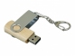 USB 2.0- флешка промо на 16 Гб с поворотным механизмом, натуральный/серебристый - 2